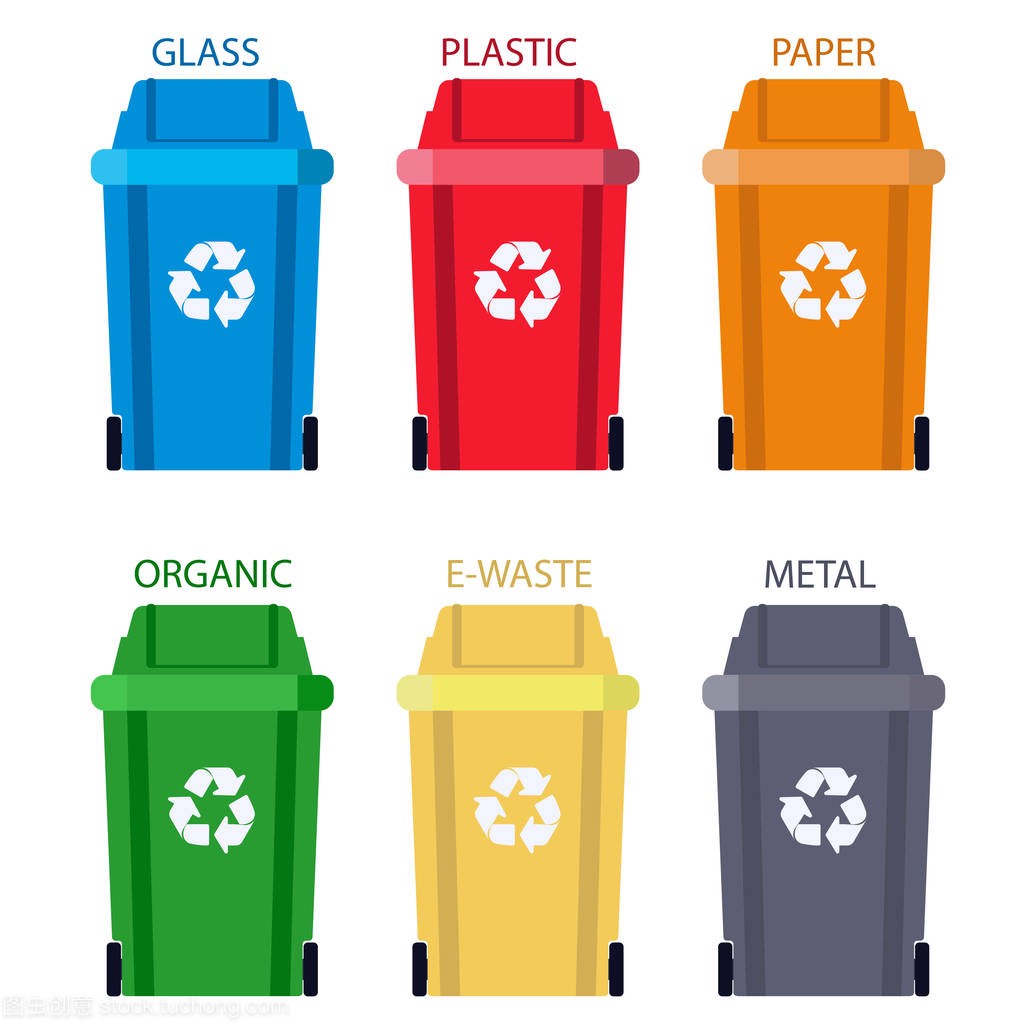 eparation of waste. Disposal refuse rubbish bin