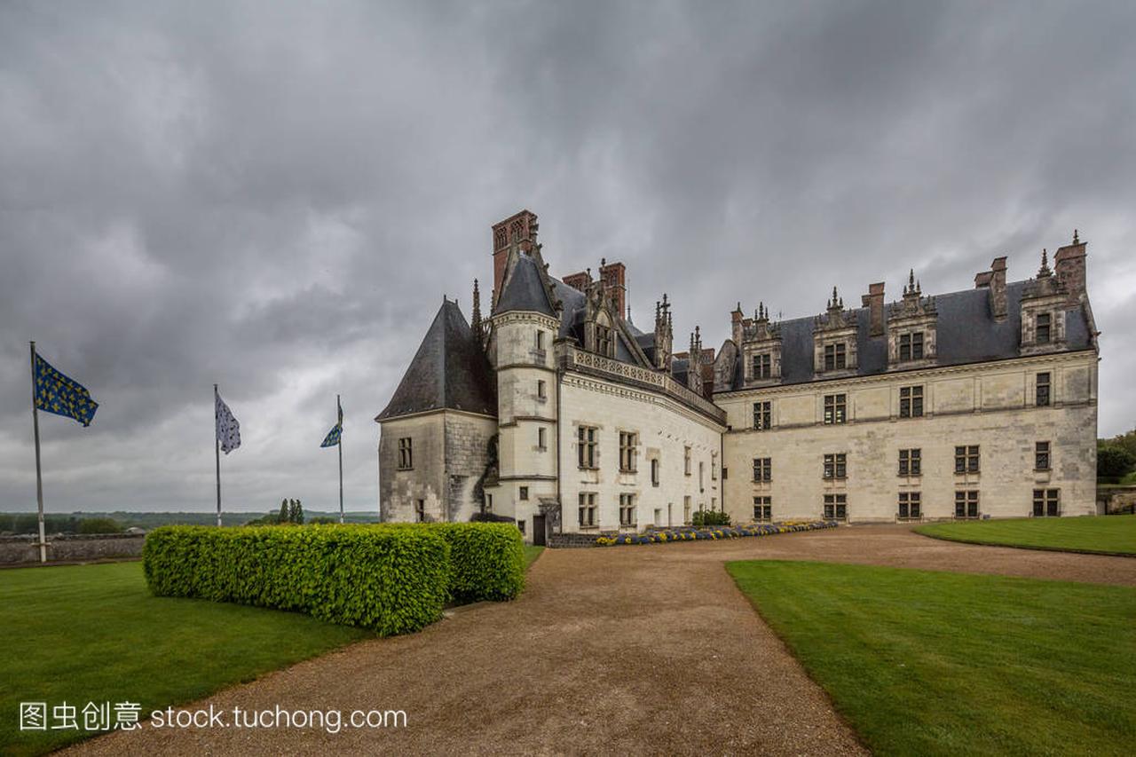 The royal Chateau at Amboise, in the Indre-et-L
