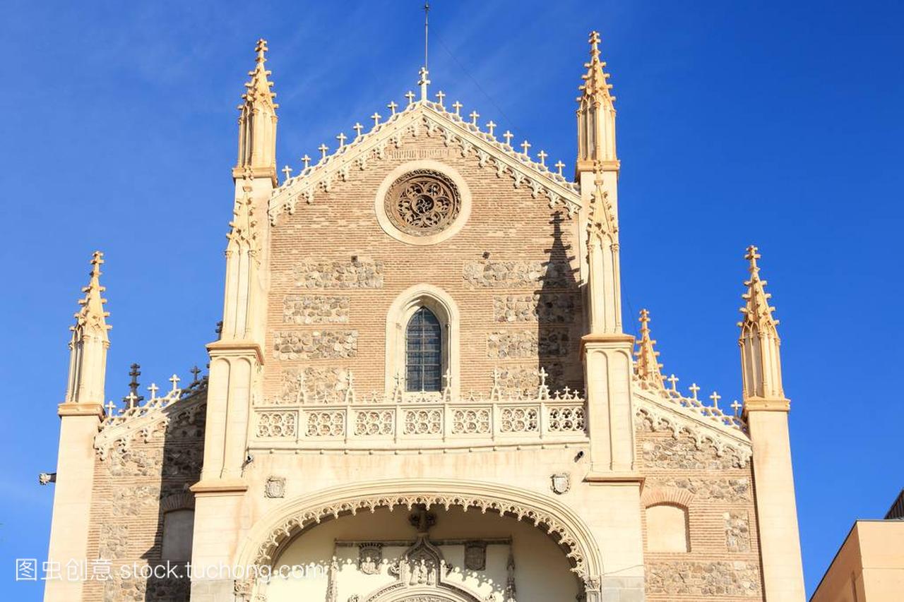 圣赫罗尼莫教堂在西班牙马德里举行。它的哥特
