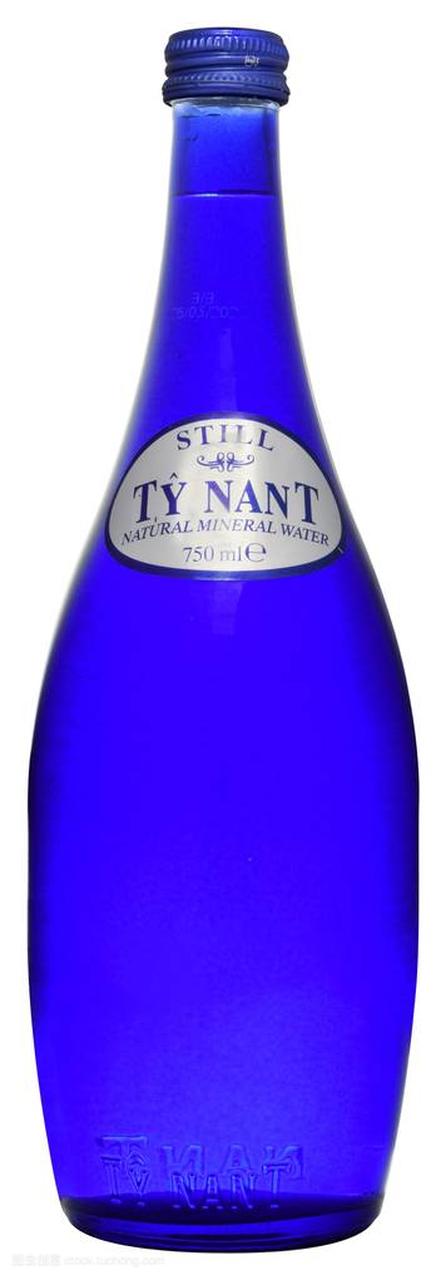 ULY 2018. Bottle of water Ty Nant Still 75cl.