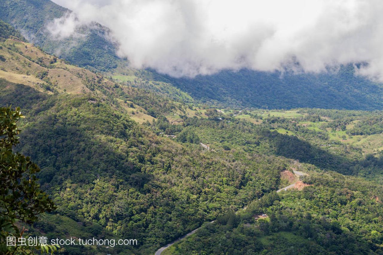 ndscape of mountains of Panama, in Reserva F