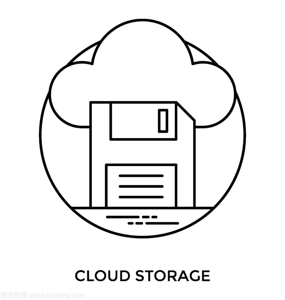 A computer storage device having cloud graph