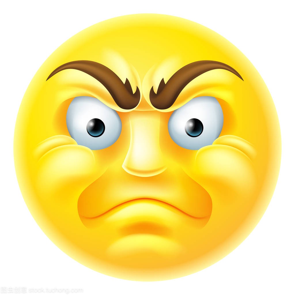 Angry Emoji Emoticon Cartoon