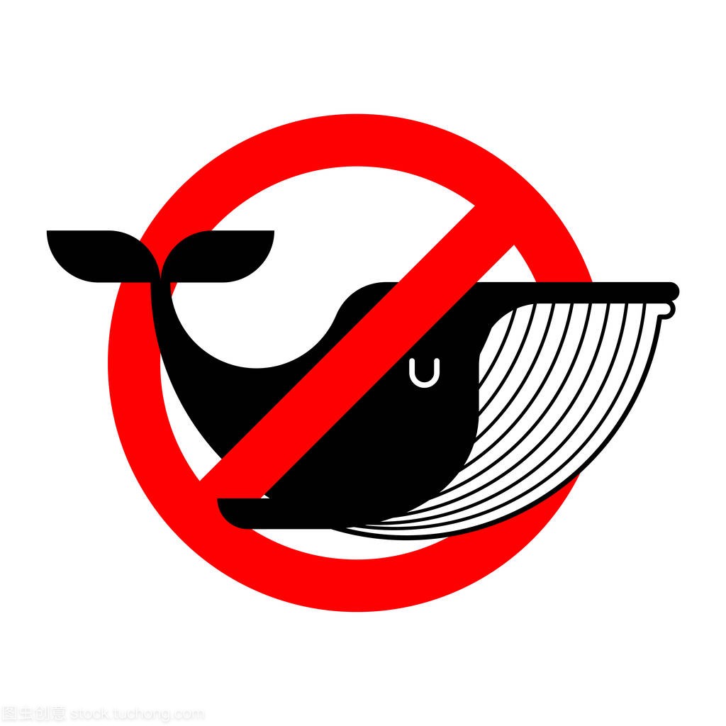 Stop Whale. It is forbidden to Underwater anim