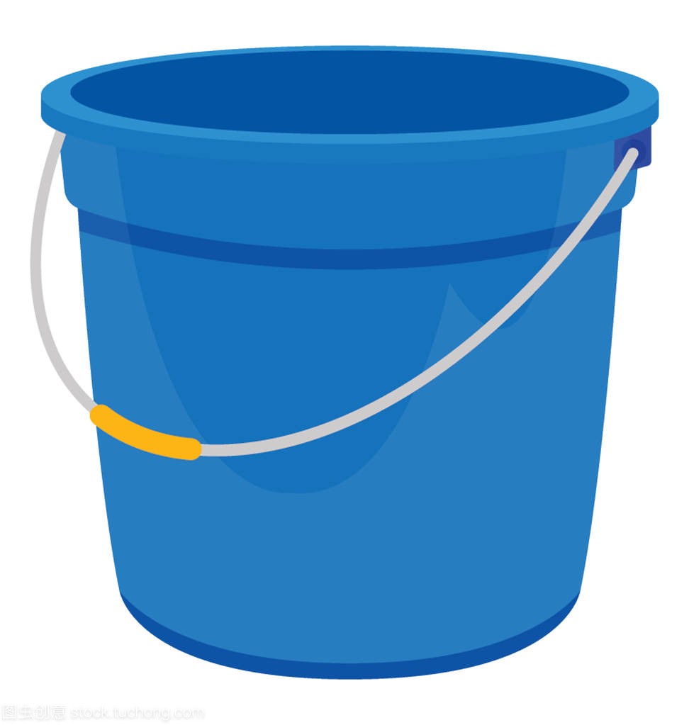 Plastic container with steel handler offering pail concept