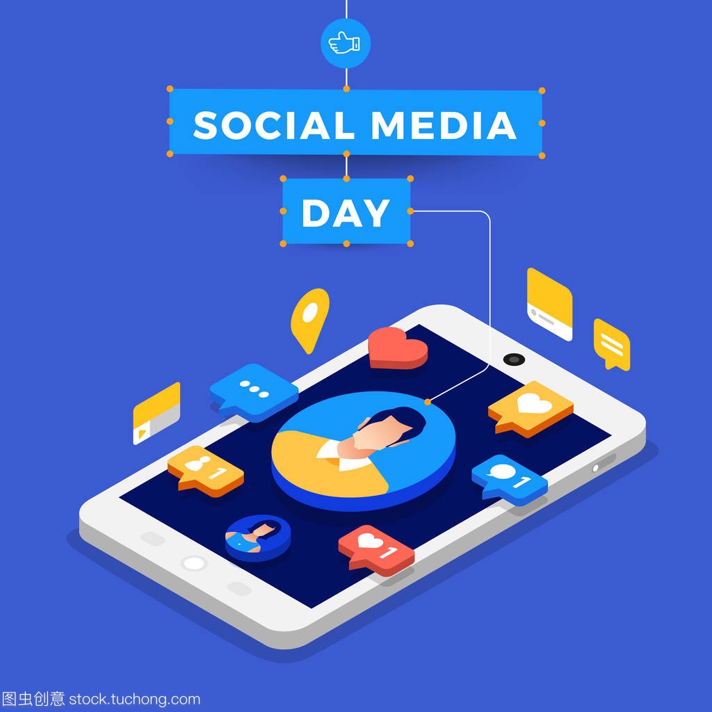 dia Day Vector Illustration. Connecting people t