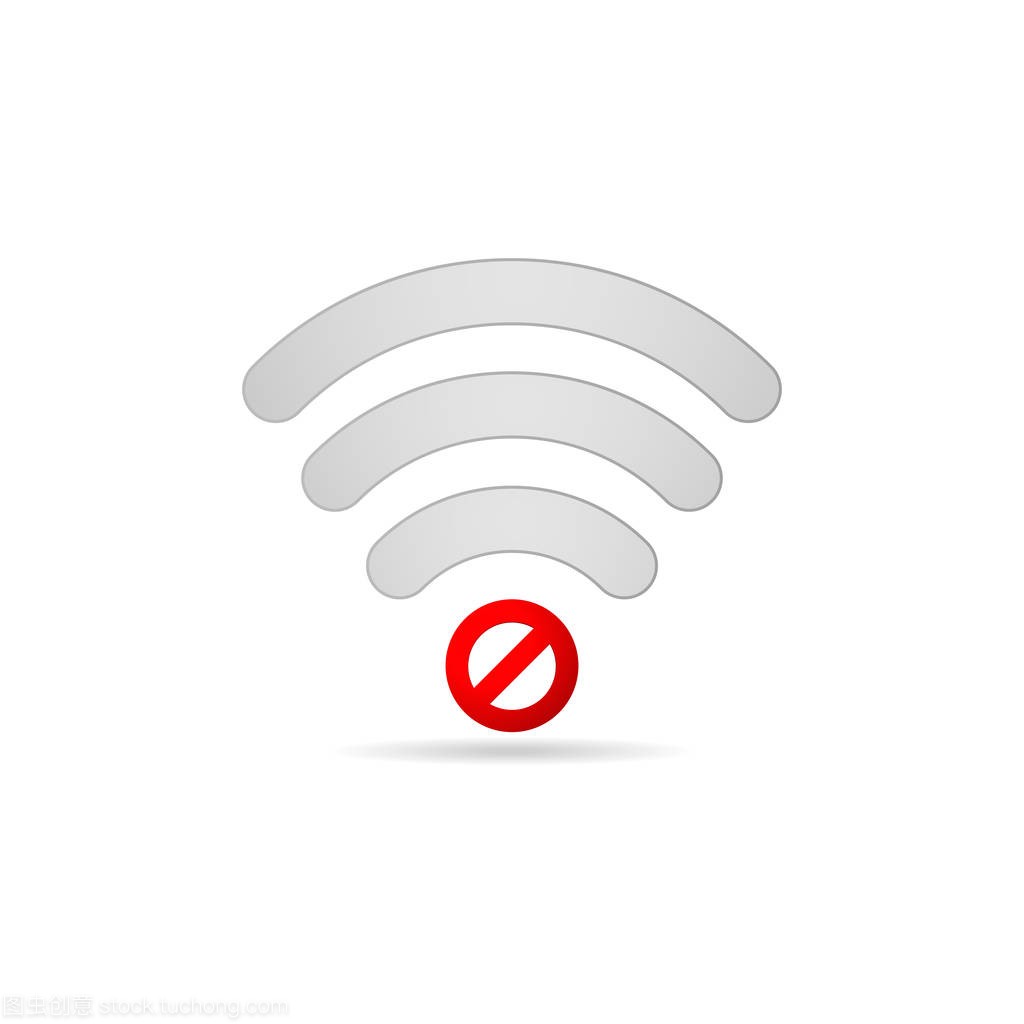 no wifi bad connection broken signal vector ico