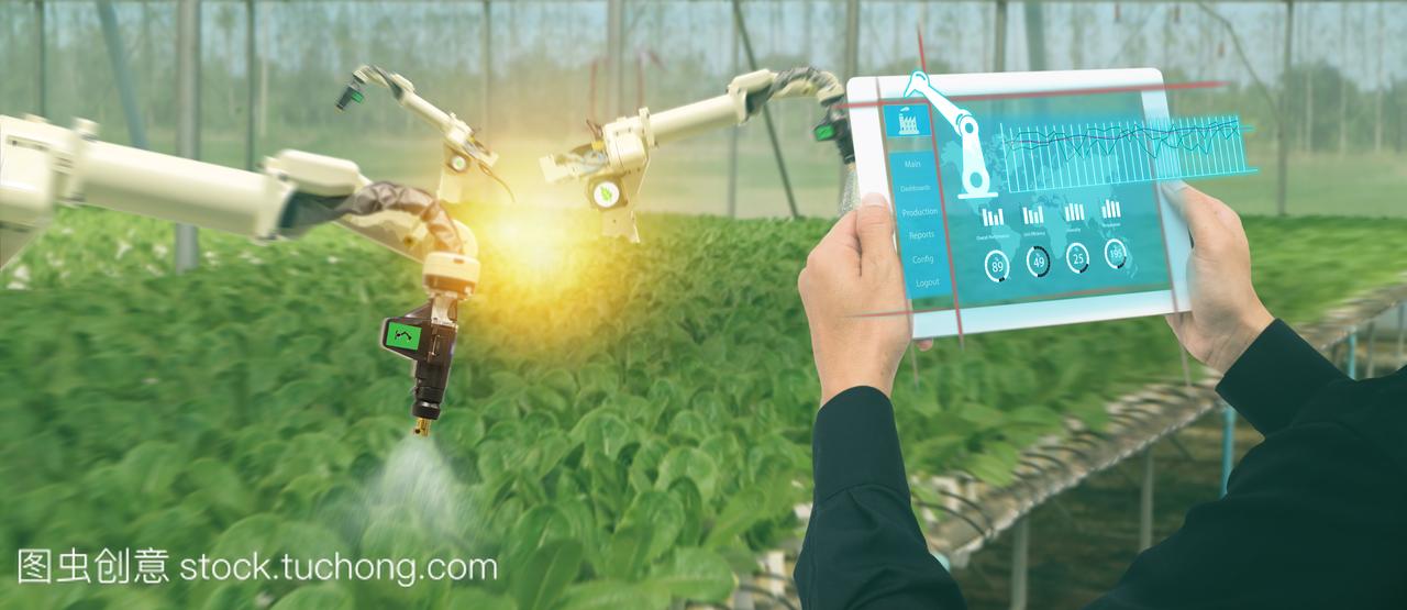 物联网智能工业机器人4.0 农业概念, 工业农学