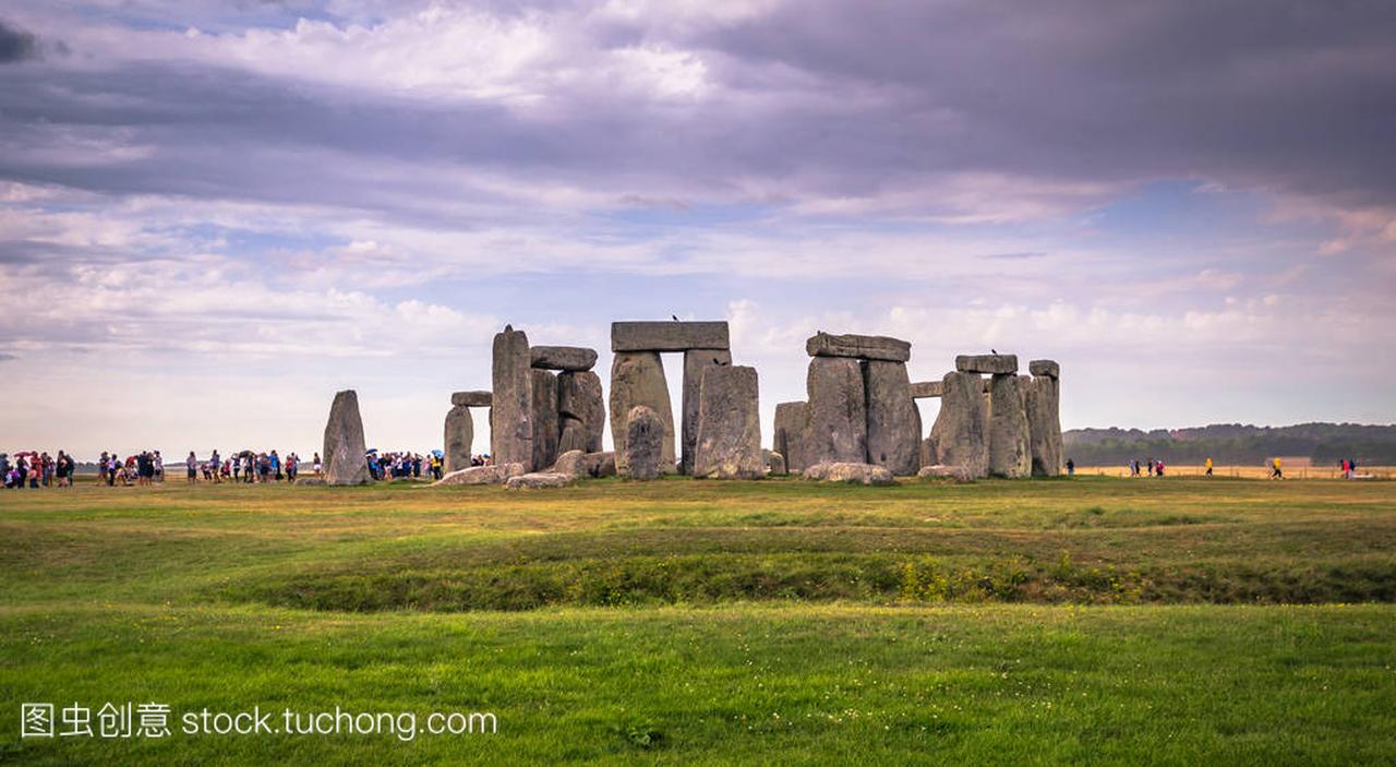 Stonehenge - August 07, 2018: Ancient 