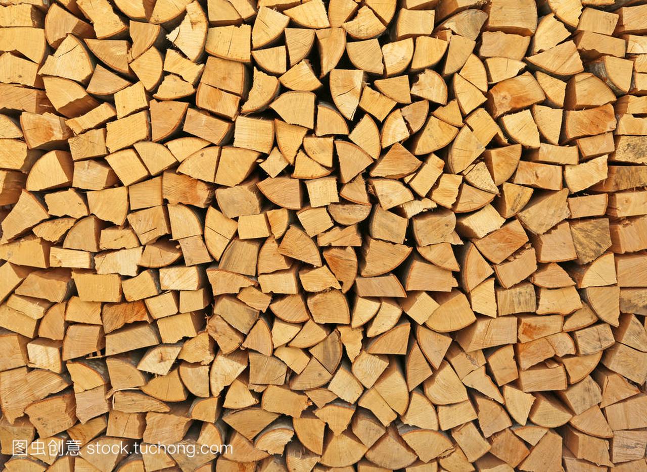 wood stacked neatly