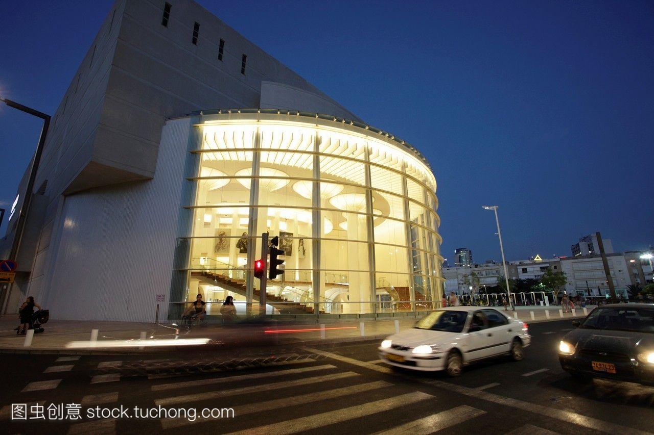 以色列,特拉维夫重建的哈比米,以色列国家剧院