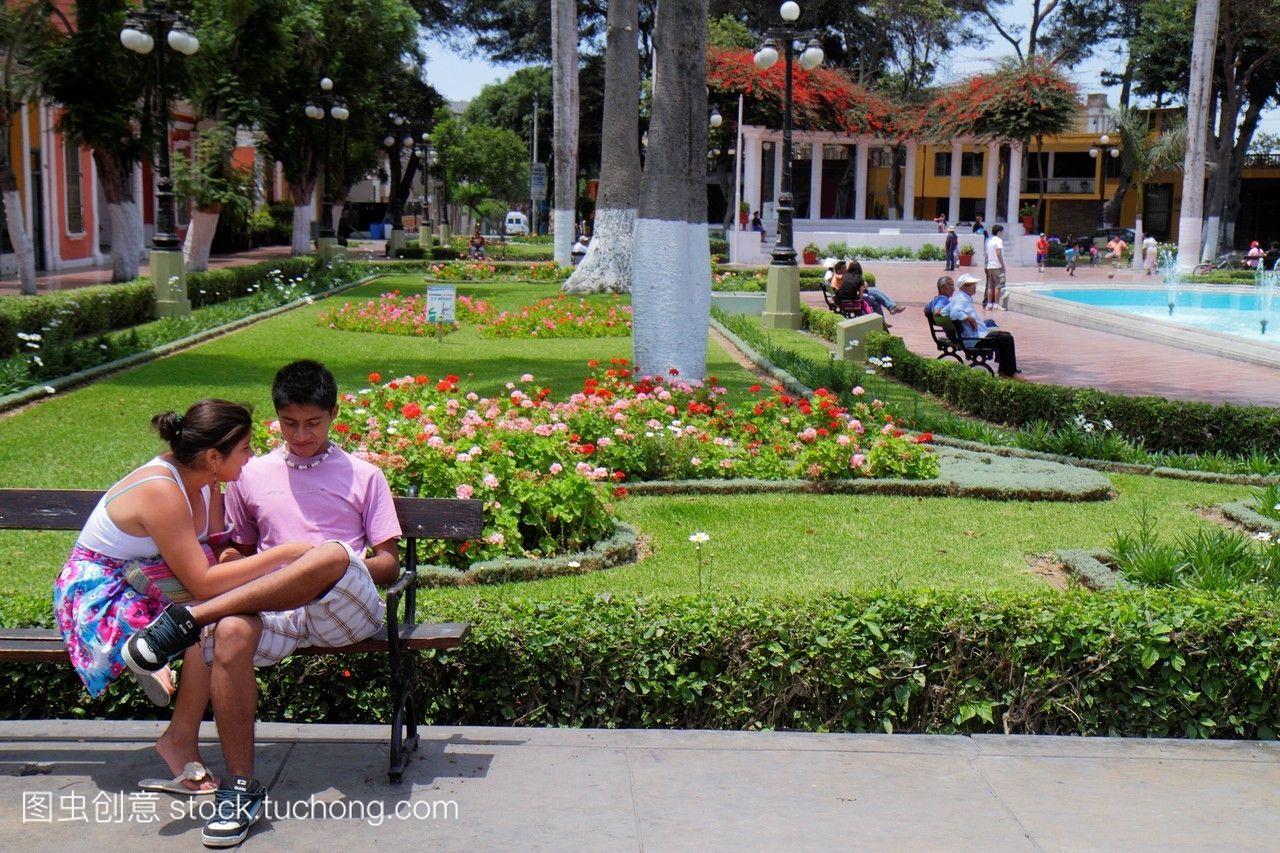 秘鲁利马深峡谷区市,城市公园,开放空间,花园,花