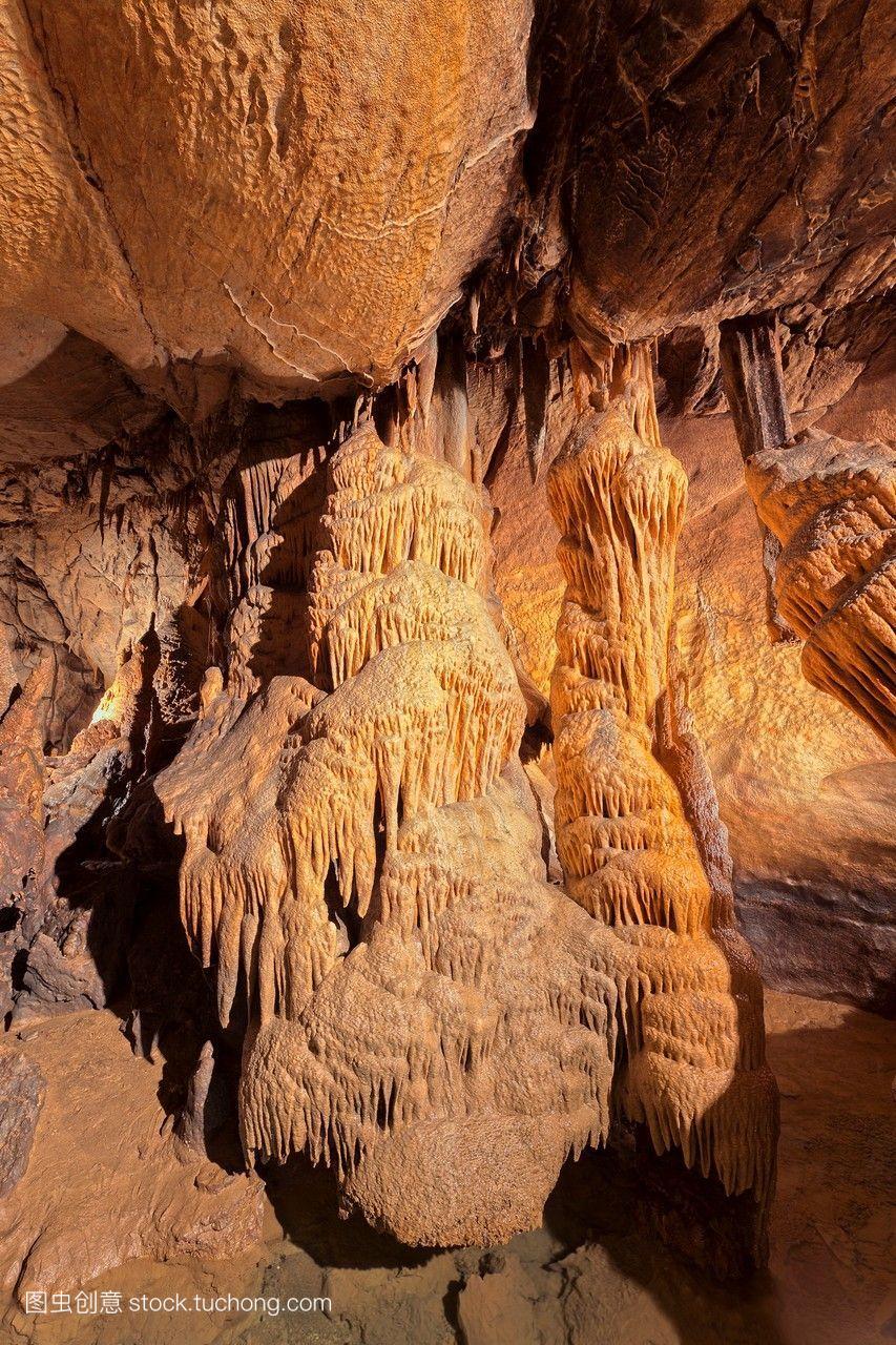 Baradla显示Aggtelek的洞穴国家公园匈牙利Ag