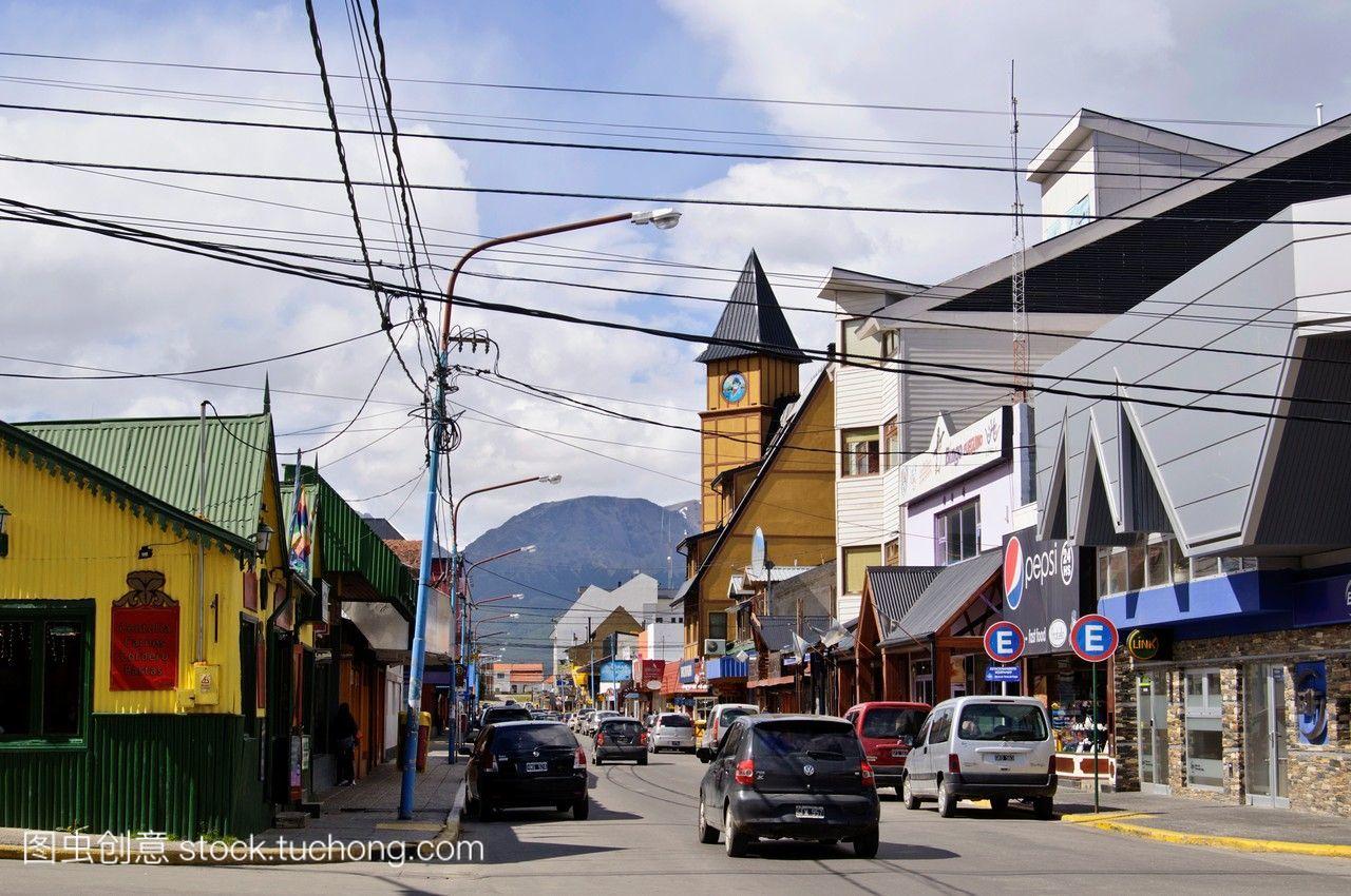 解雇,风光旅游,都市风景,商务,便利店,南美洲,山