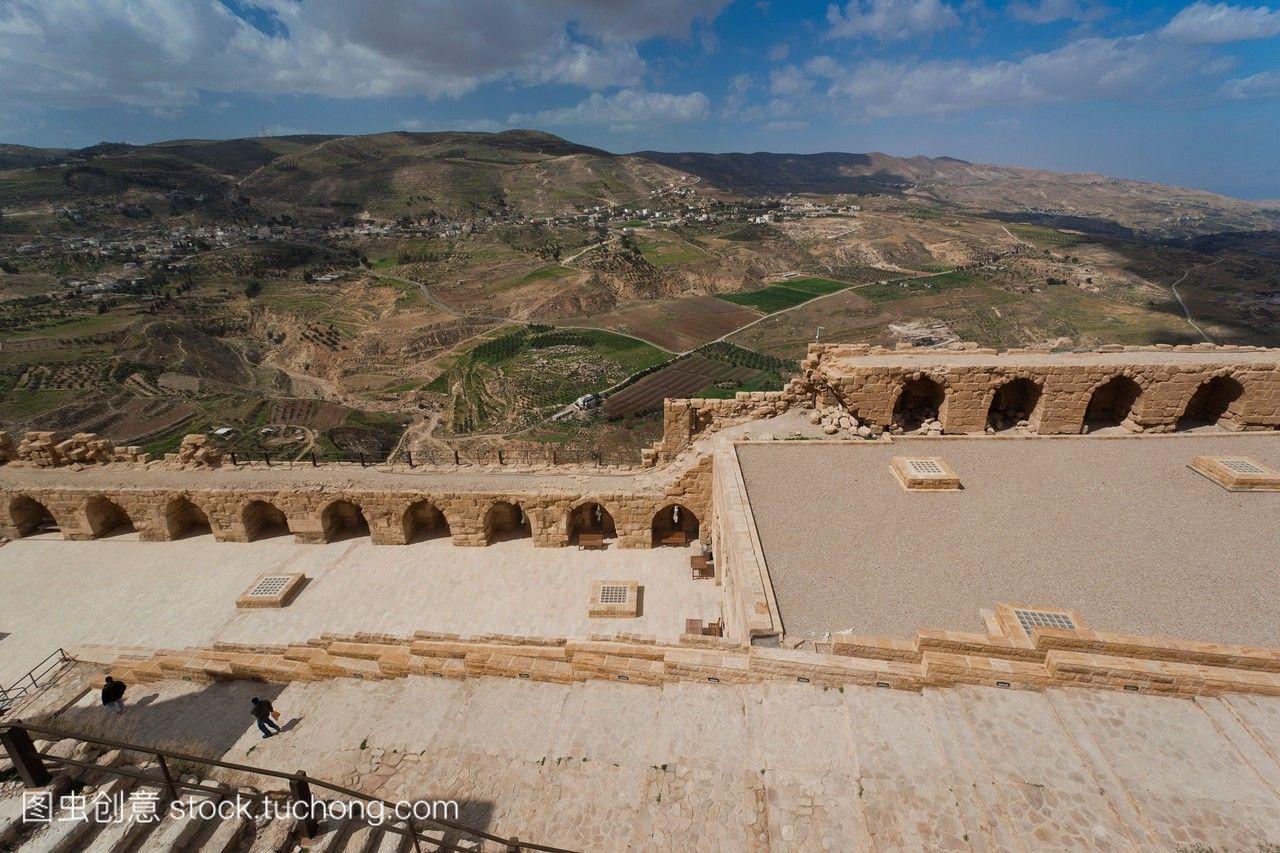 约旦国王公路,karakkarak十字军城堡外观