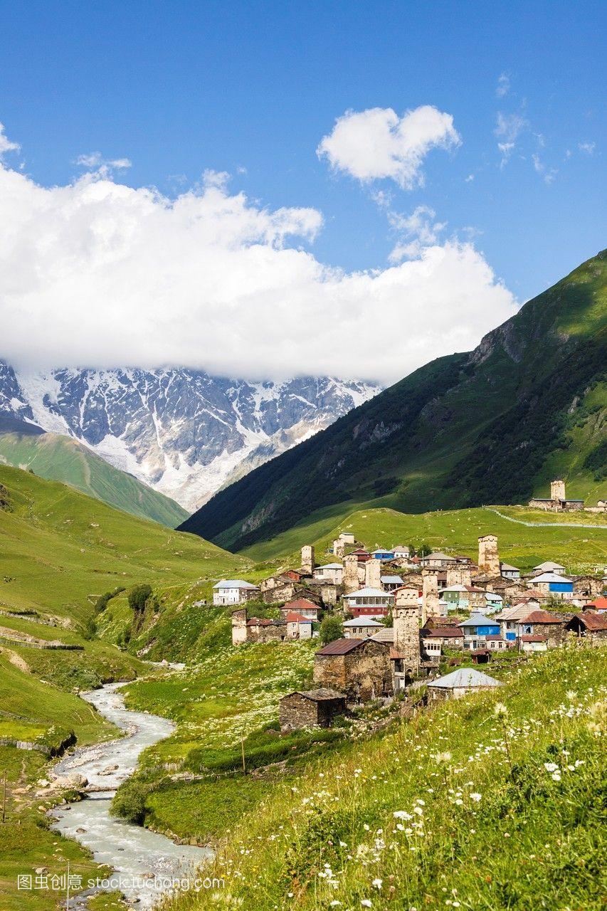 它是欧洲最高的永久居住的村庄。svaneti格鲁