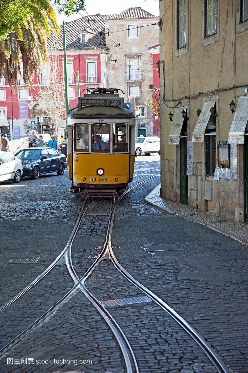 葡萄牙里斯本电车在旧《里斯本条约》。