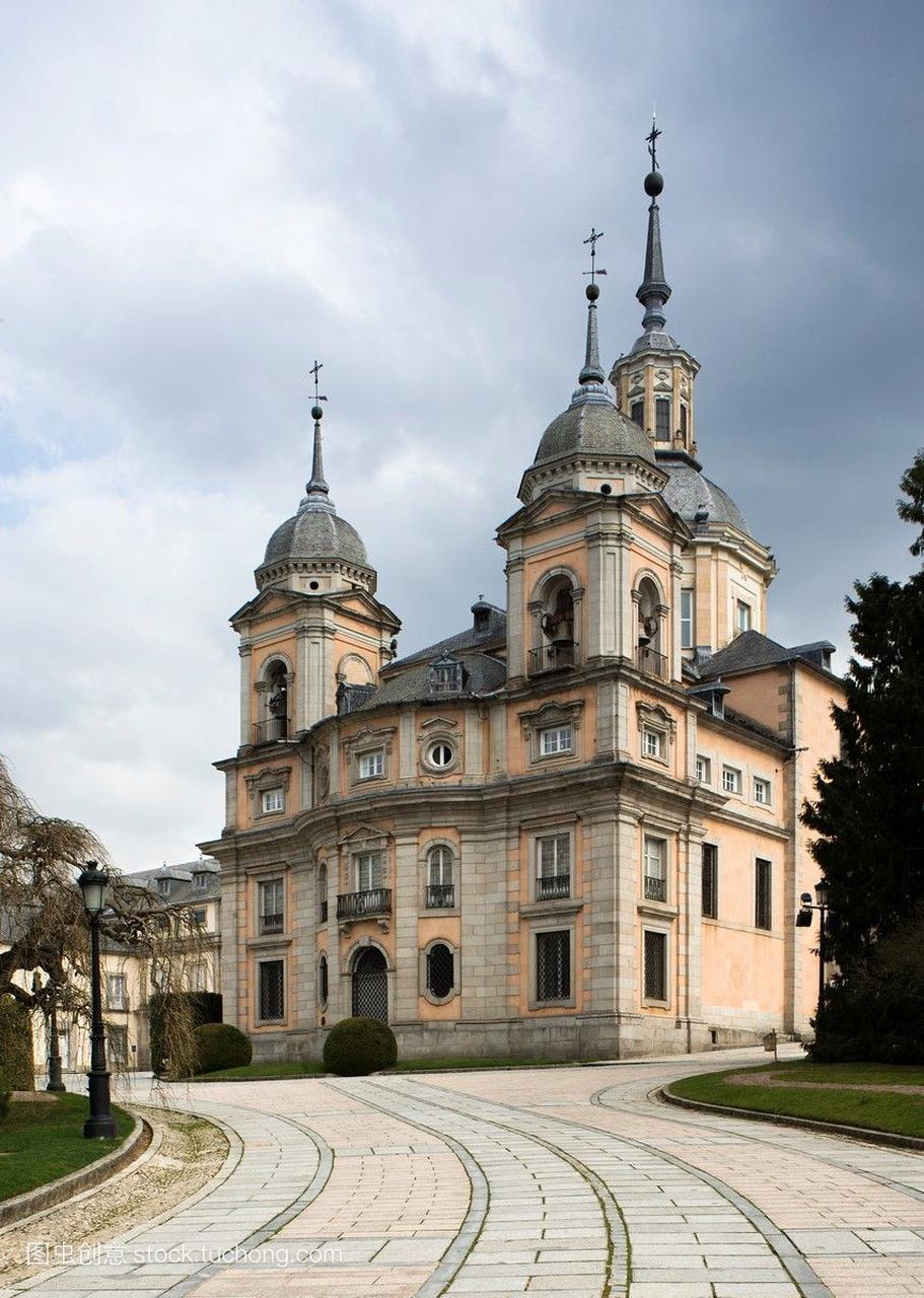 皇宫拉格兰哈德圣ildefonso是18世纪的宫殿的