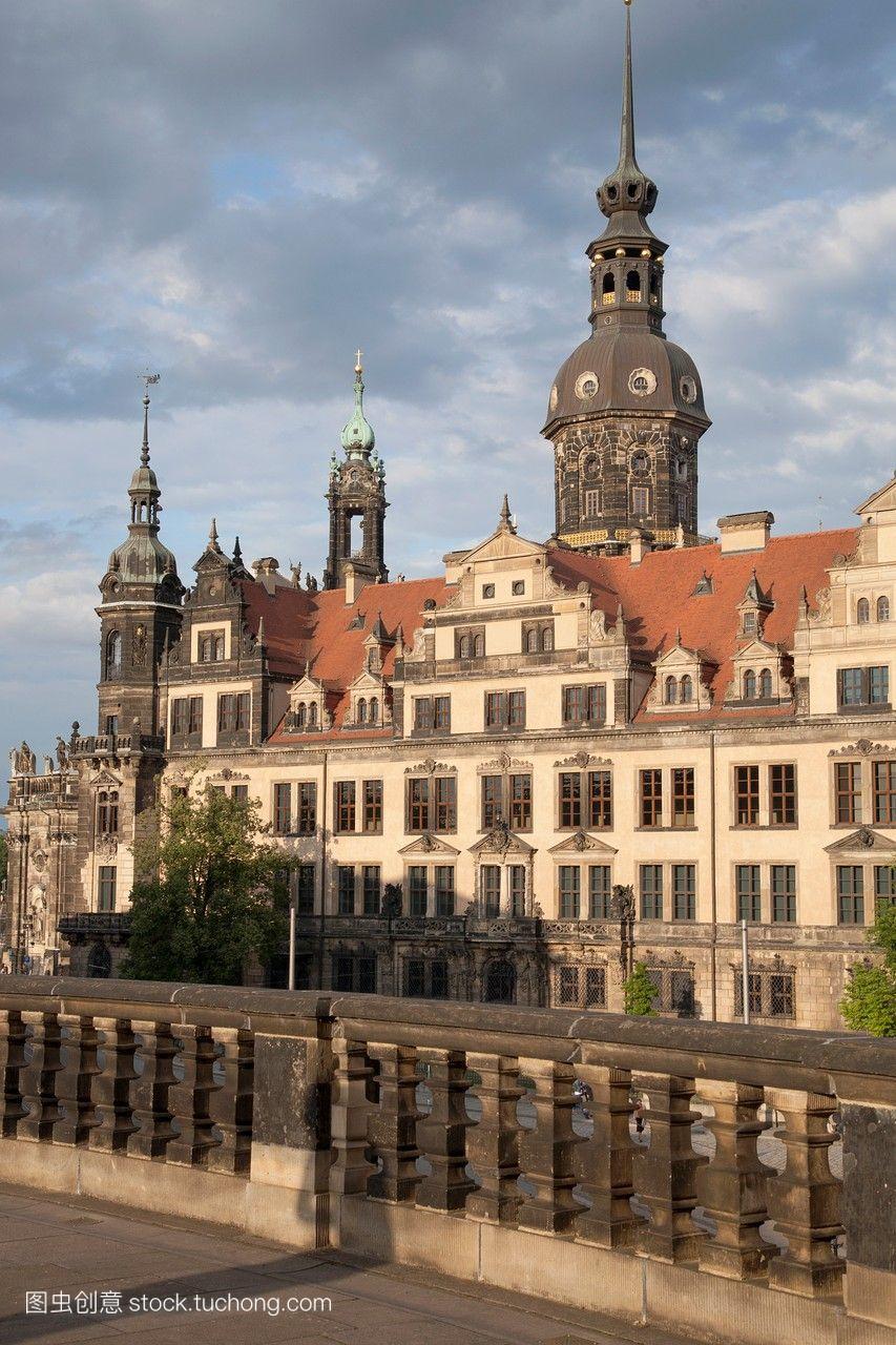 德累斯顿城堡--皇家宫殿,德国,欧洲。