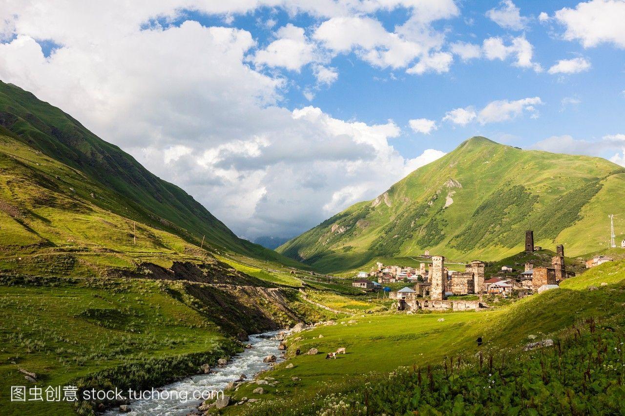 它是欧洲最高的永久居住的村庄。svaneti格鲁