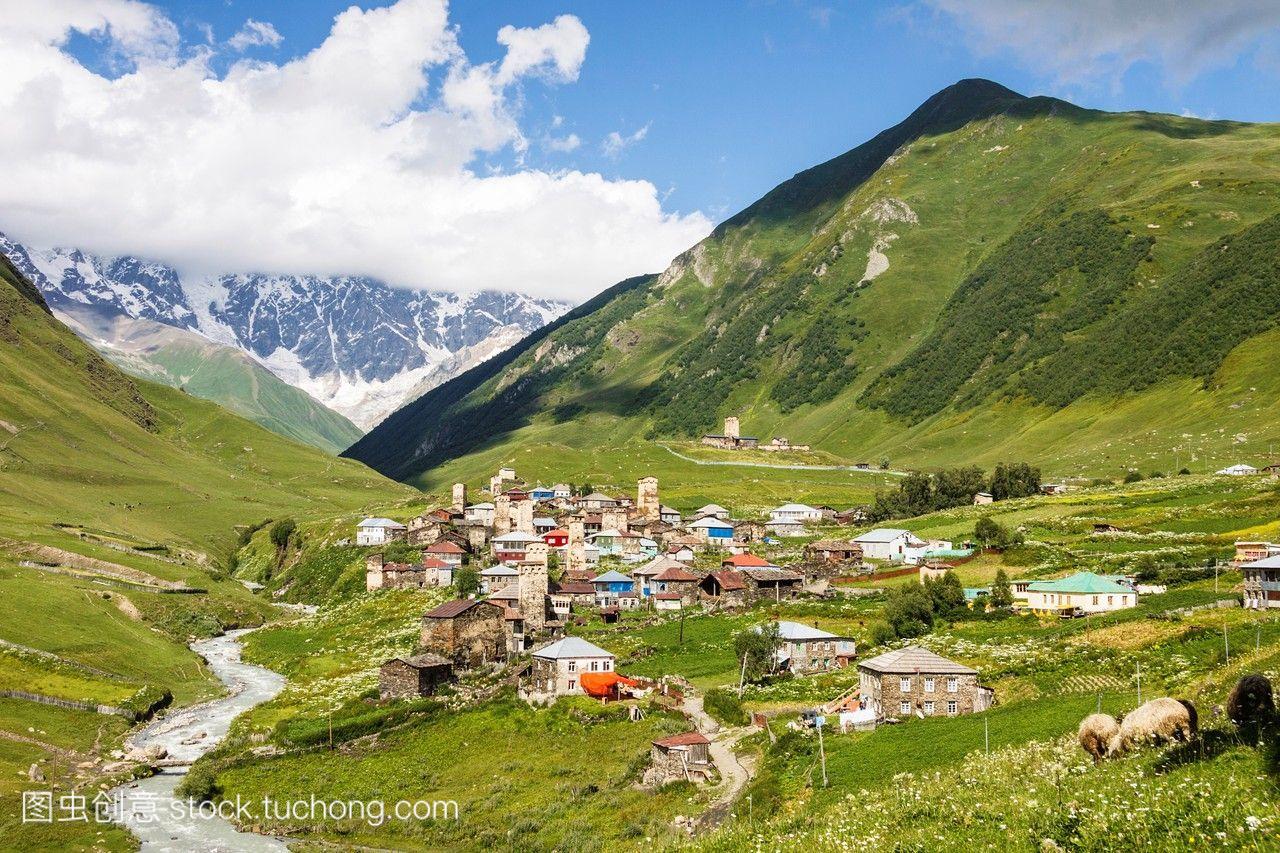 它是欧洲最高的永久居住的村庄。svaneti格鲁