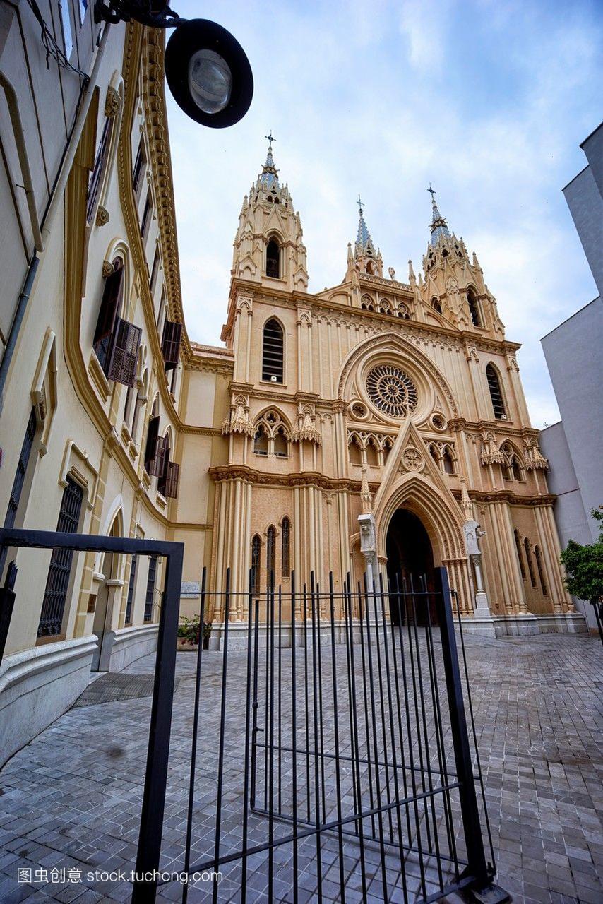 教堂的心Malaga西班牙