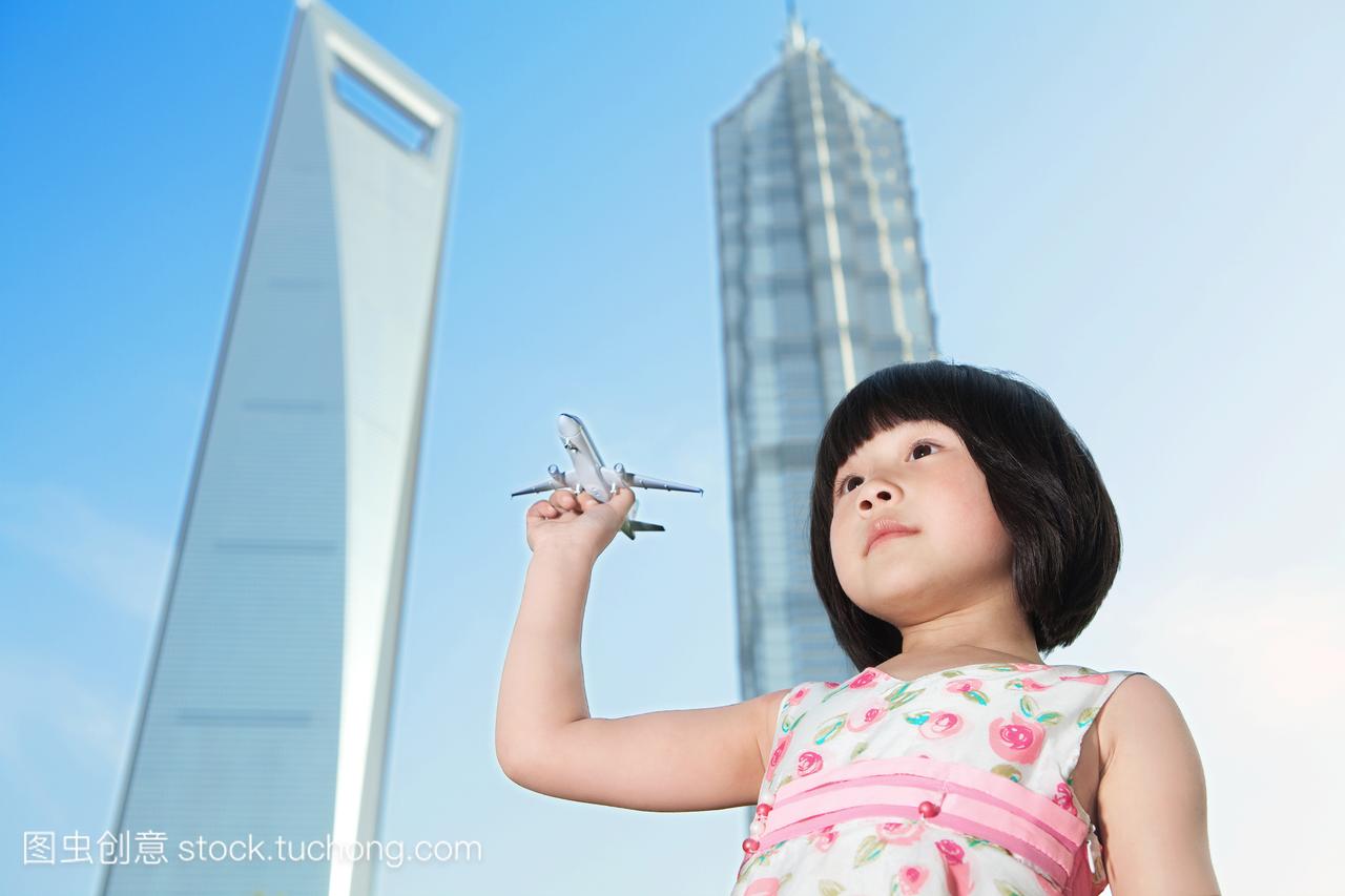 亚洲,纯洁,模型飞机,一个人,半身,童年,拿着,自由