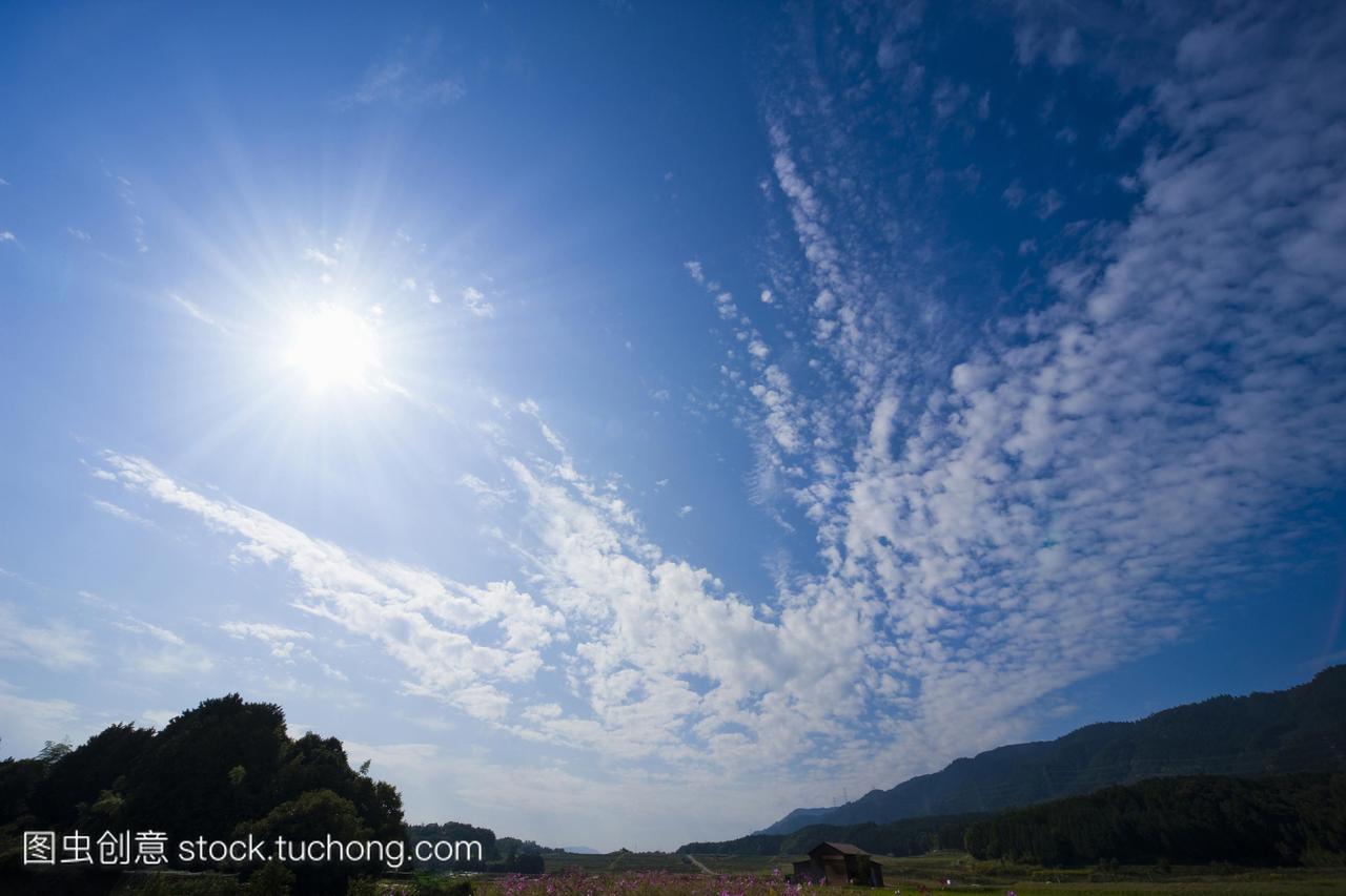 云上面的风景大津志贺县日本