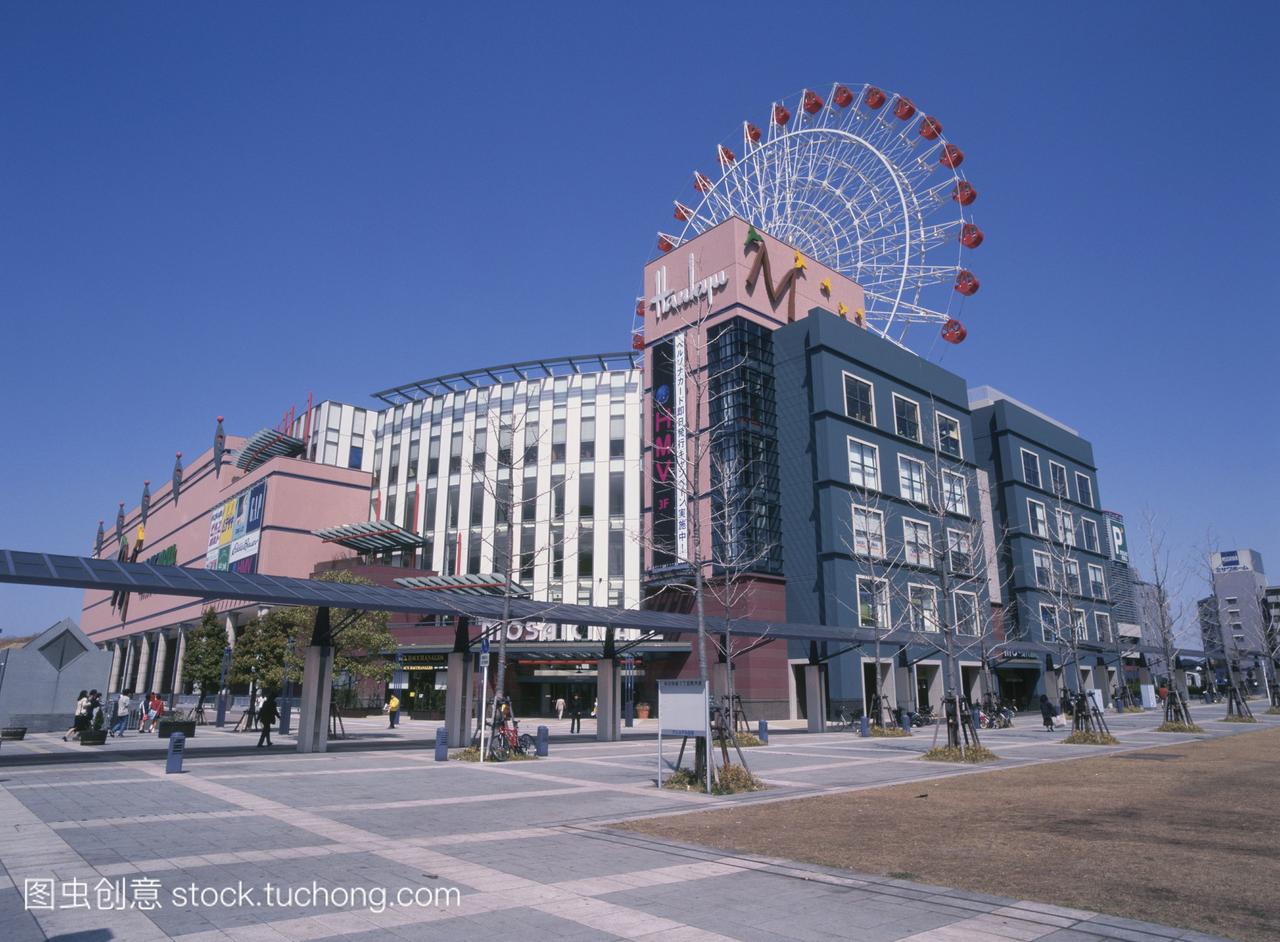 kohoku的马赛克购物中心。日本神奈川县