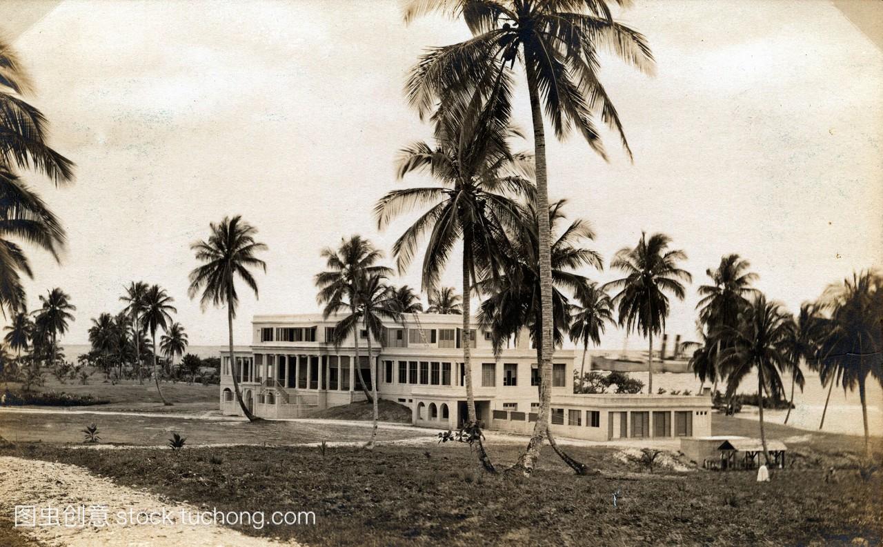 愚蠢的豪宅安东尼奥港,牙买加,ca1905