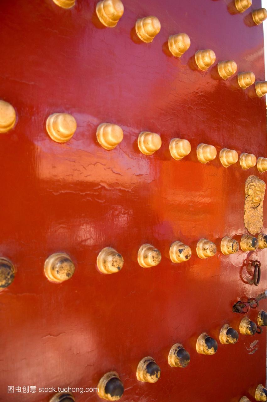 北京紫禁城的门