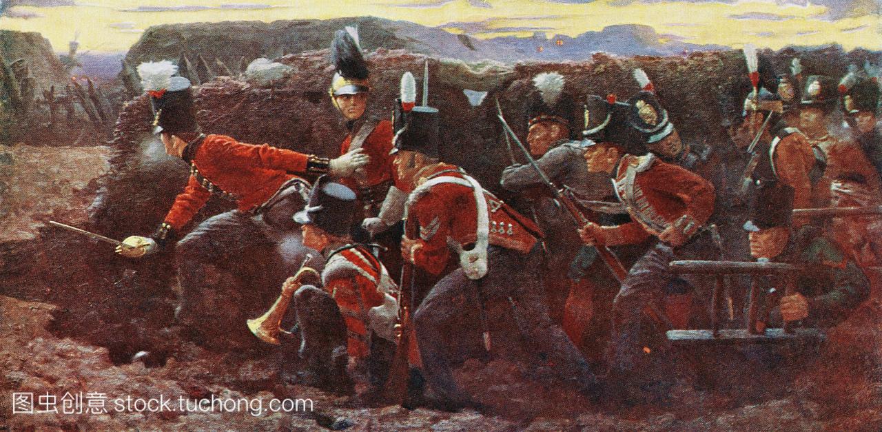 1812年,在西班牙半岛战争期间,英国军队包围了