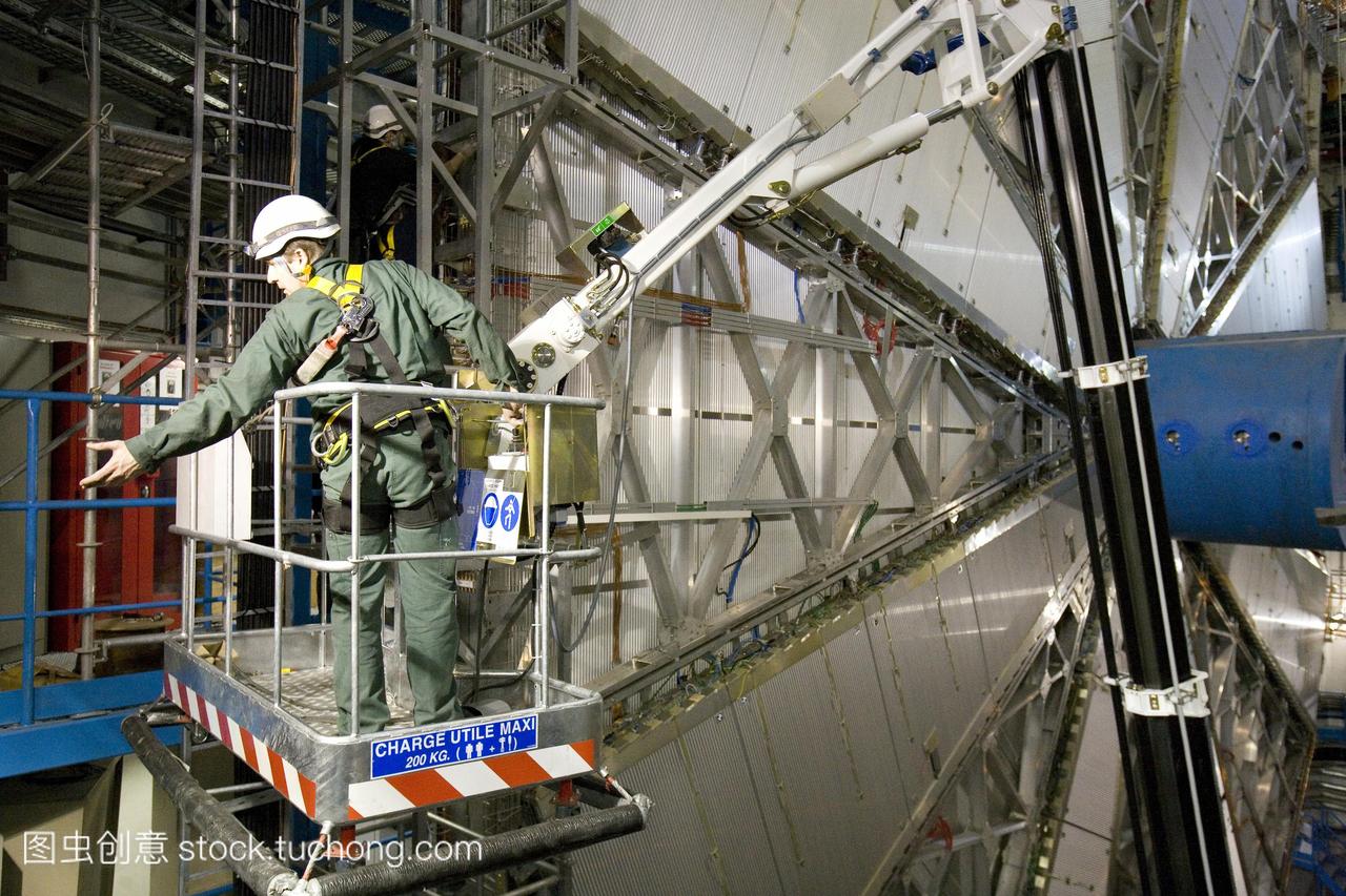 阿特拉斯一个环形LHC装置是六个探测器实验之