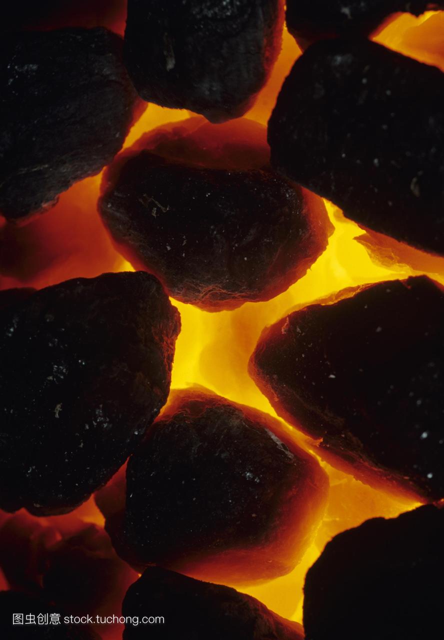 燃烧煤炭。煤是一种矿物化石燃料的形成主要来