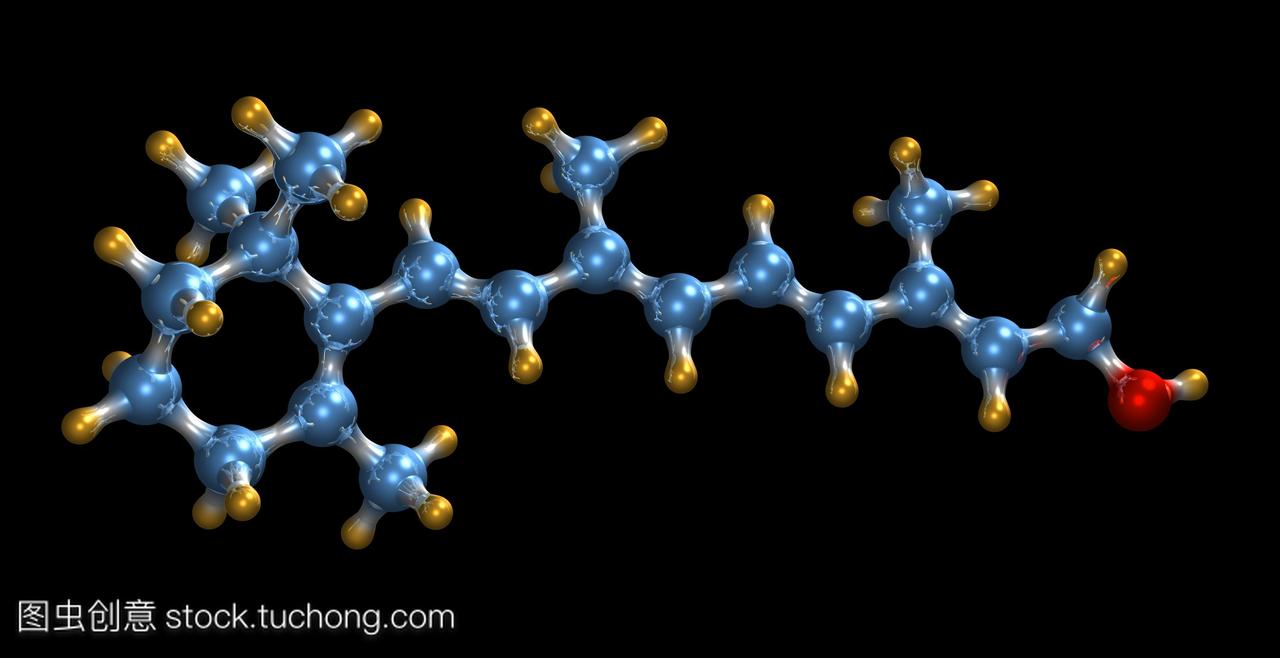 维生素a维生素a的分子模型是维生素a的三种形