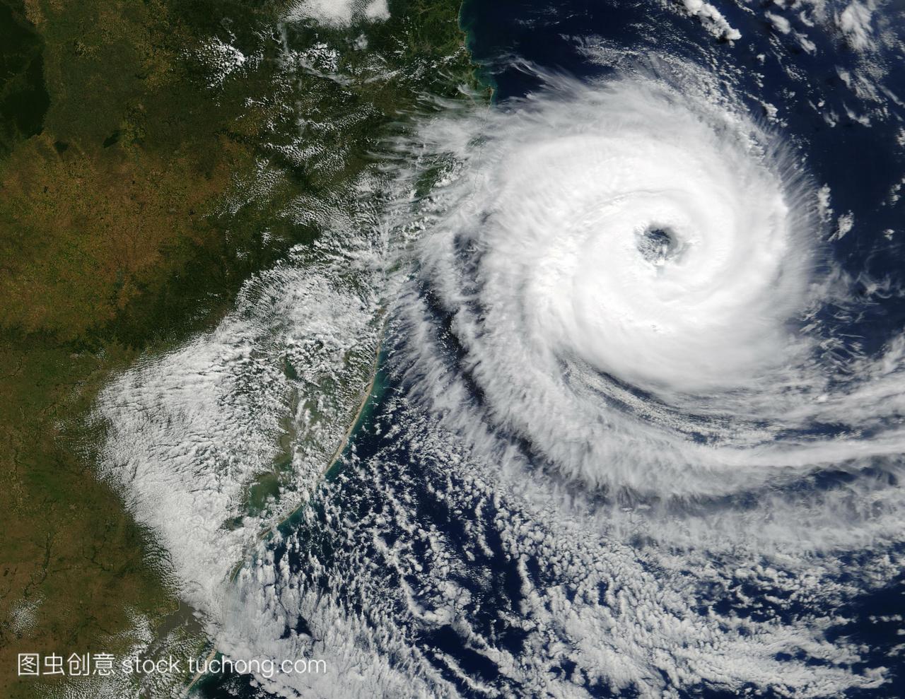热带气旋卡塔琳娜州。在南大西洋的巴西海岸热