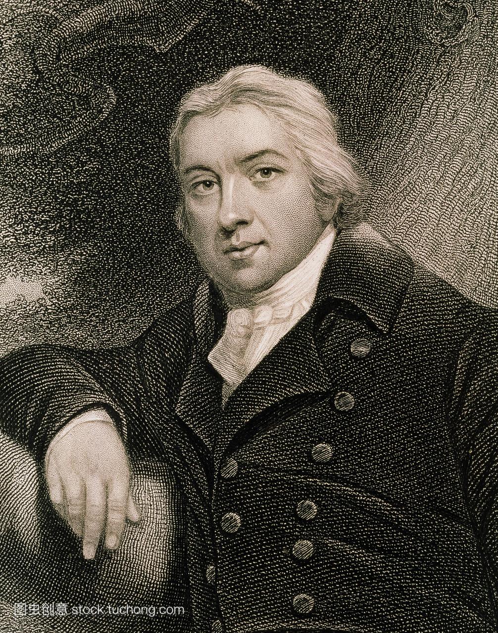·詹纳。雕刻的爱德华·詹纳1749-1823英国医
