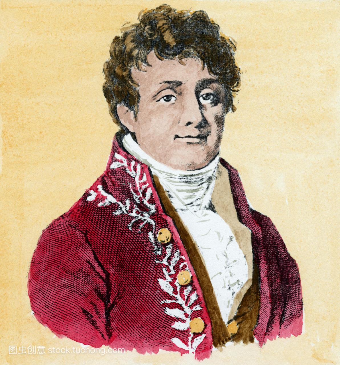 约瑟夫·傅里叶1768-1830,法国数学家对傅立