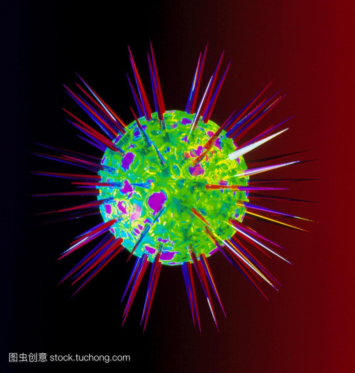 病毒传染性病原体的最小。他们造成的疾病从疣