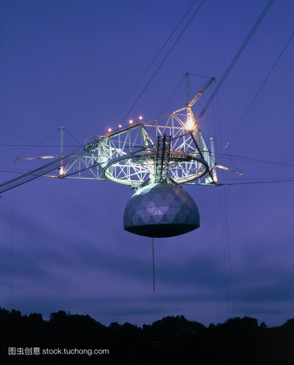 雷达天线罩的阿雷西博望远镜。在1997年为ar