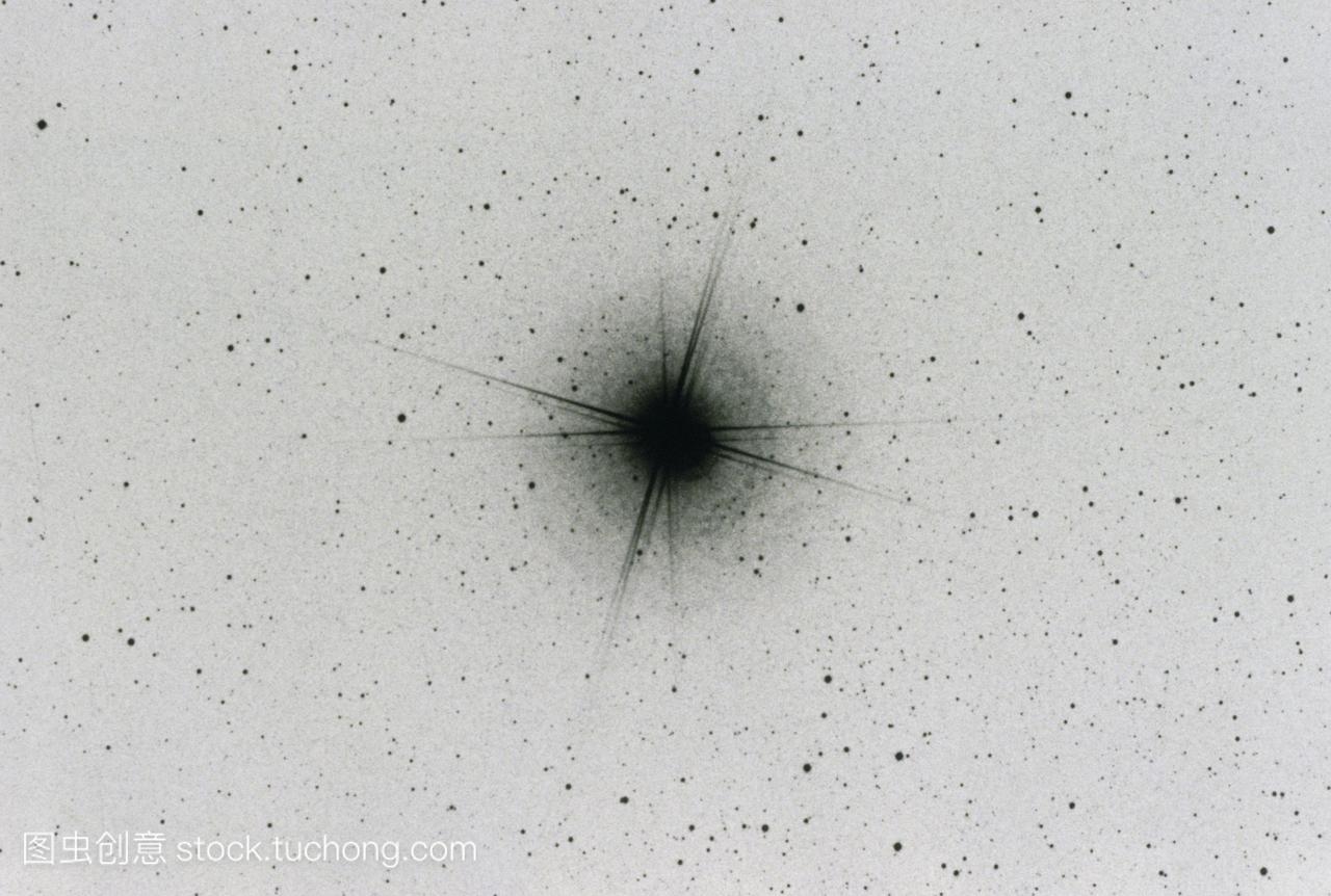 -半人马座阿尔法星的光学照片第三个天空中最