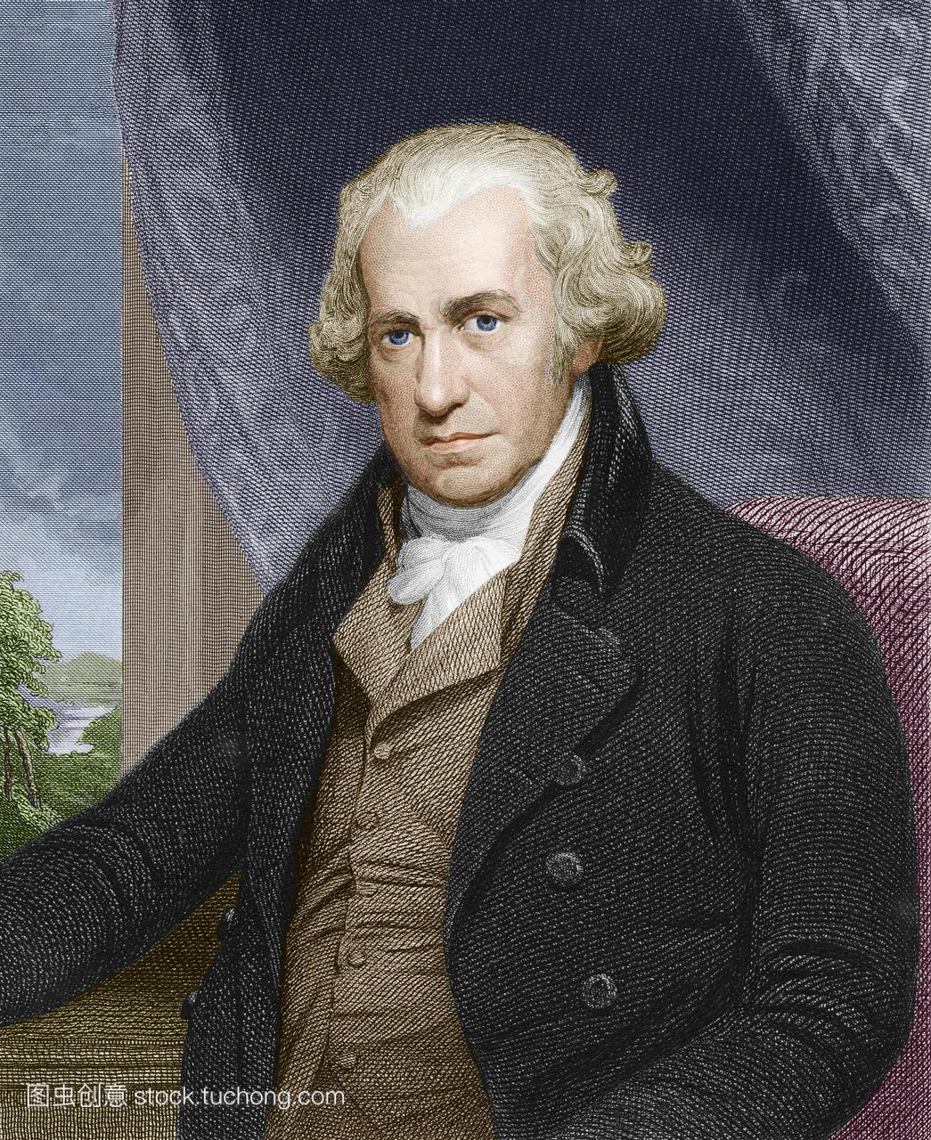 詹姆斯·瓦特1736-1819苏格兰工程师和发明家