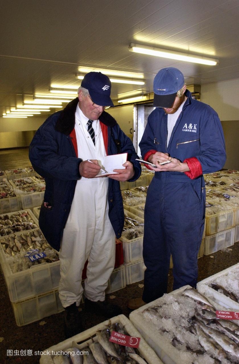 在欧洲最大的白鱼港口之一--苏格兰peterhead