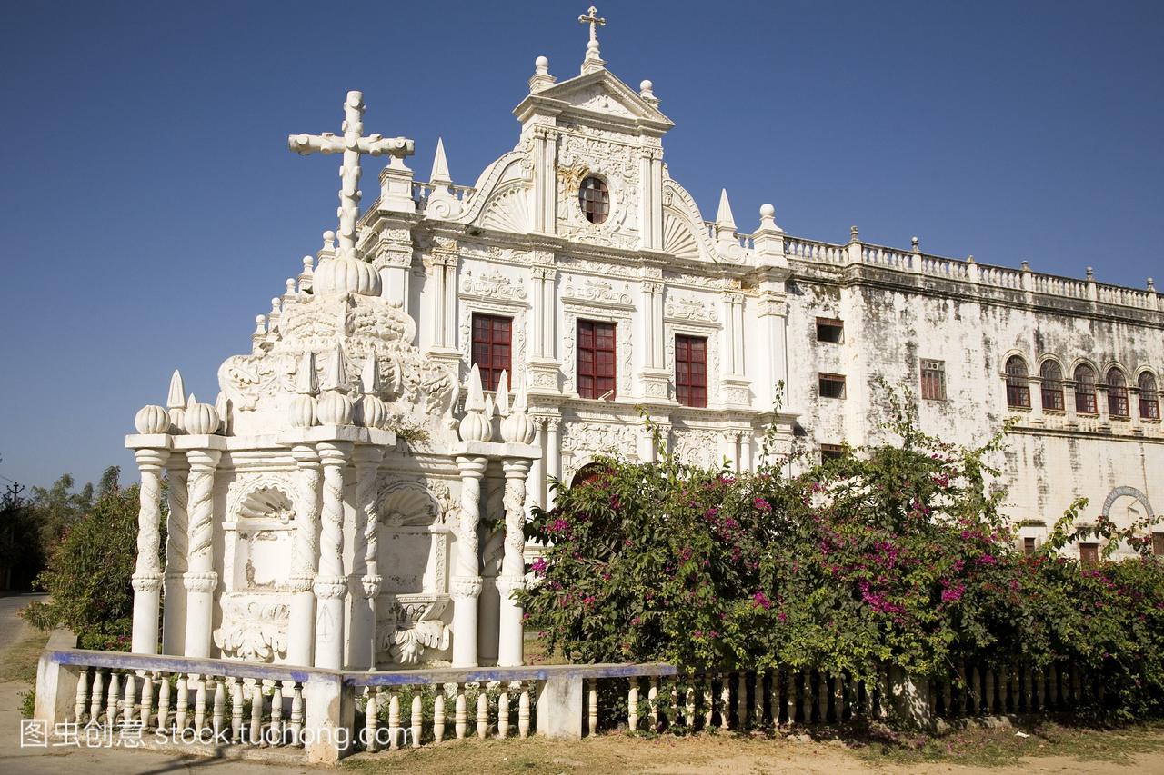 圣保罗教堂的前葡萄牙殖民地丢丢领土和蹄兔印