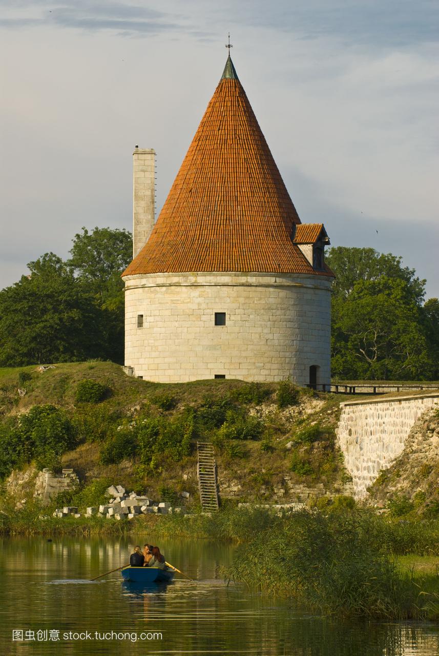 Kuressaare萨拉马岛城堡爱沙尼亚波罗的海国