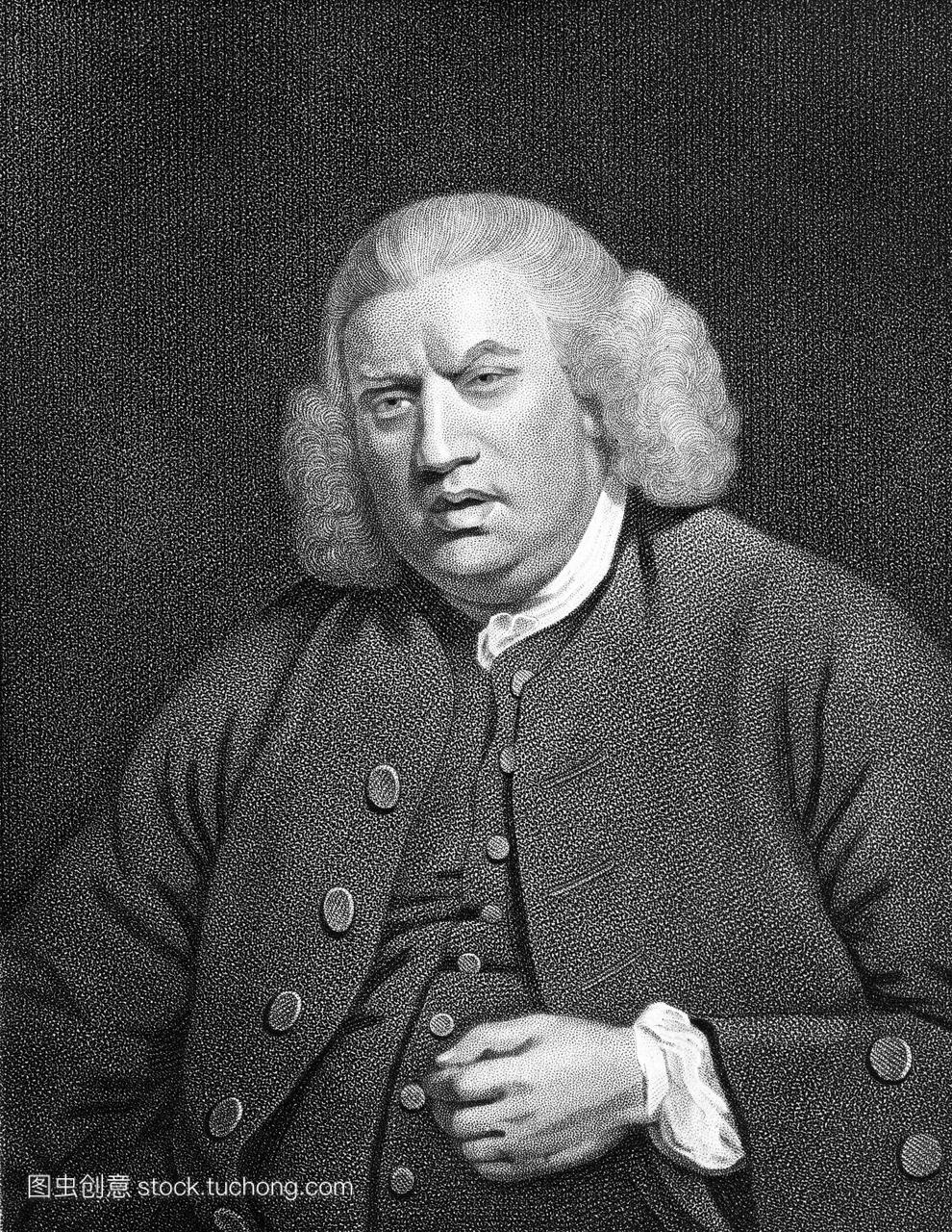 塞缪尔·约翰逊1709-1784。19世纪早期的英语