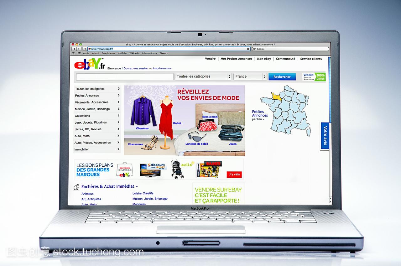 ebay网站上的笔记本电脑