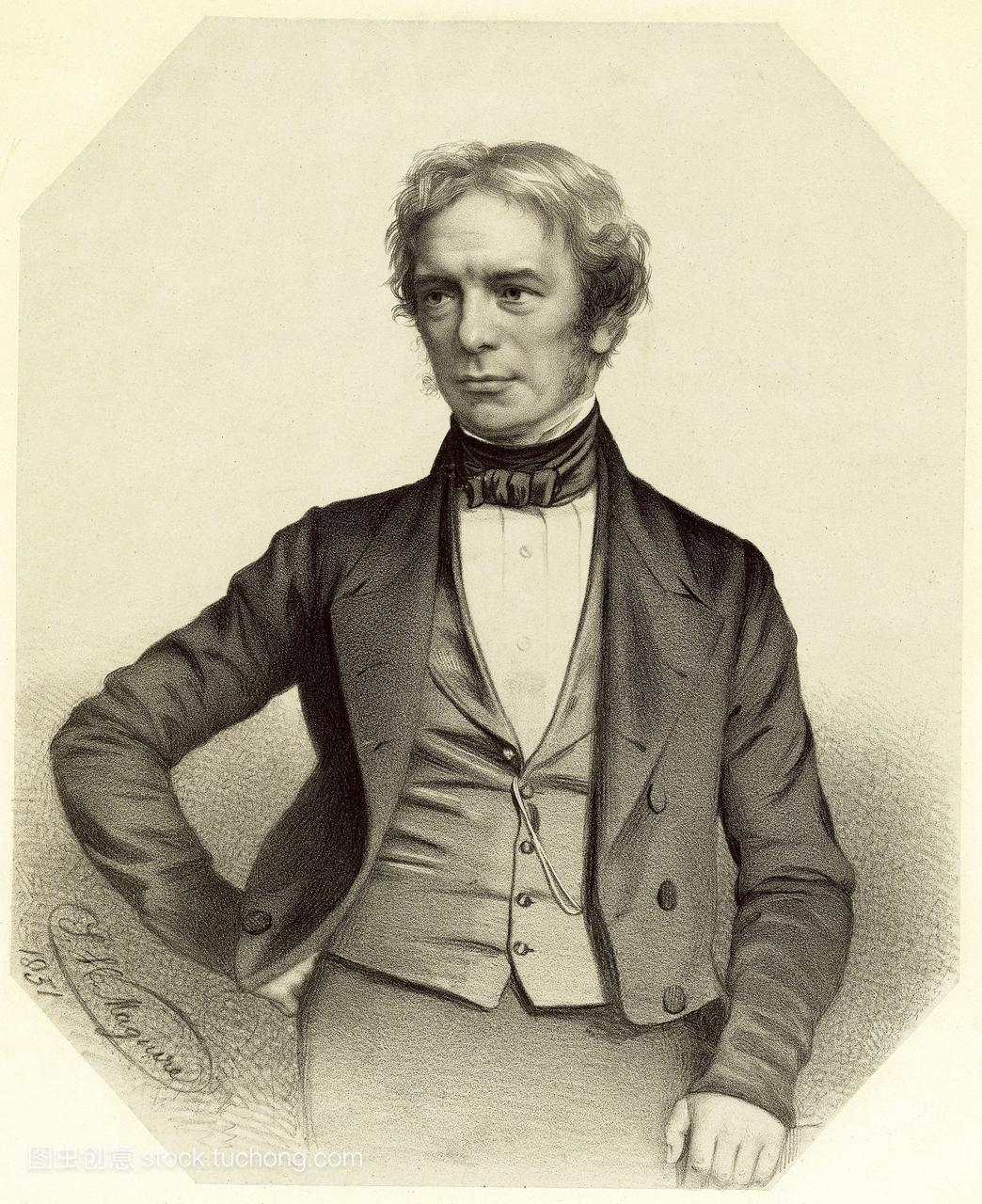 迈克尔·法拉第1791-1867,英国化学家和物理