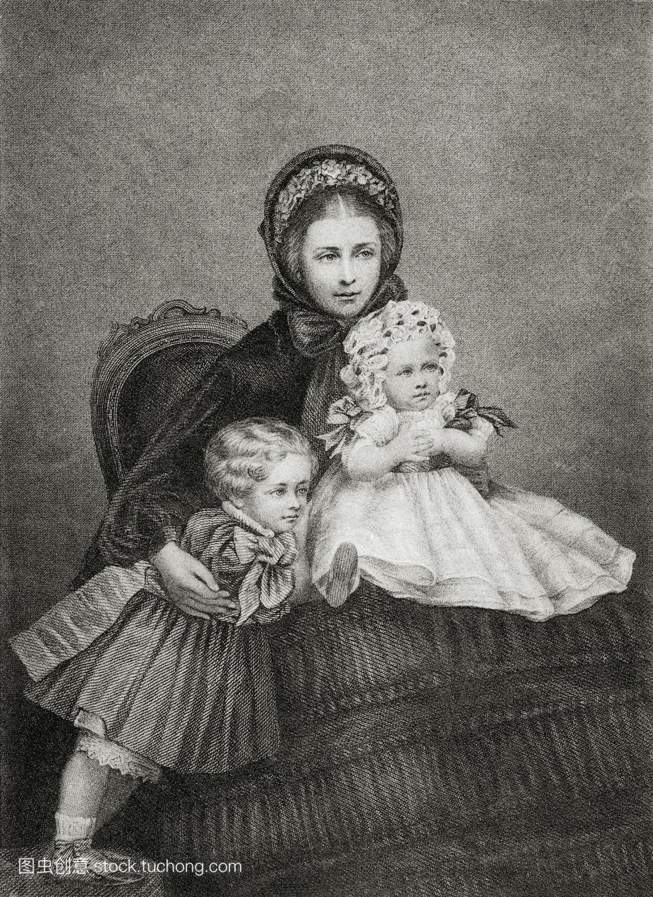 维多利亚女王,1840-1901年。德国皇后和普鲁