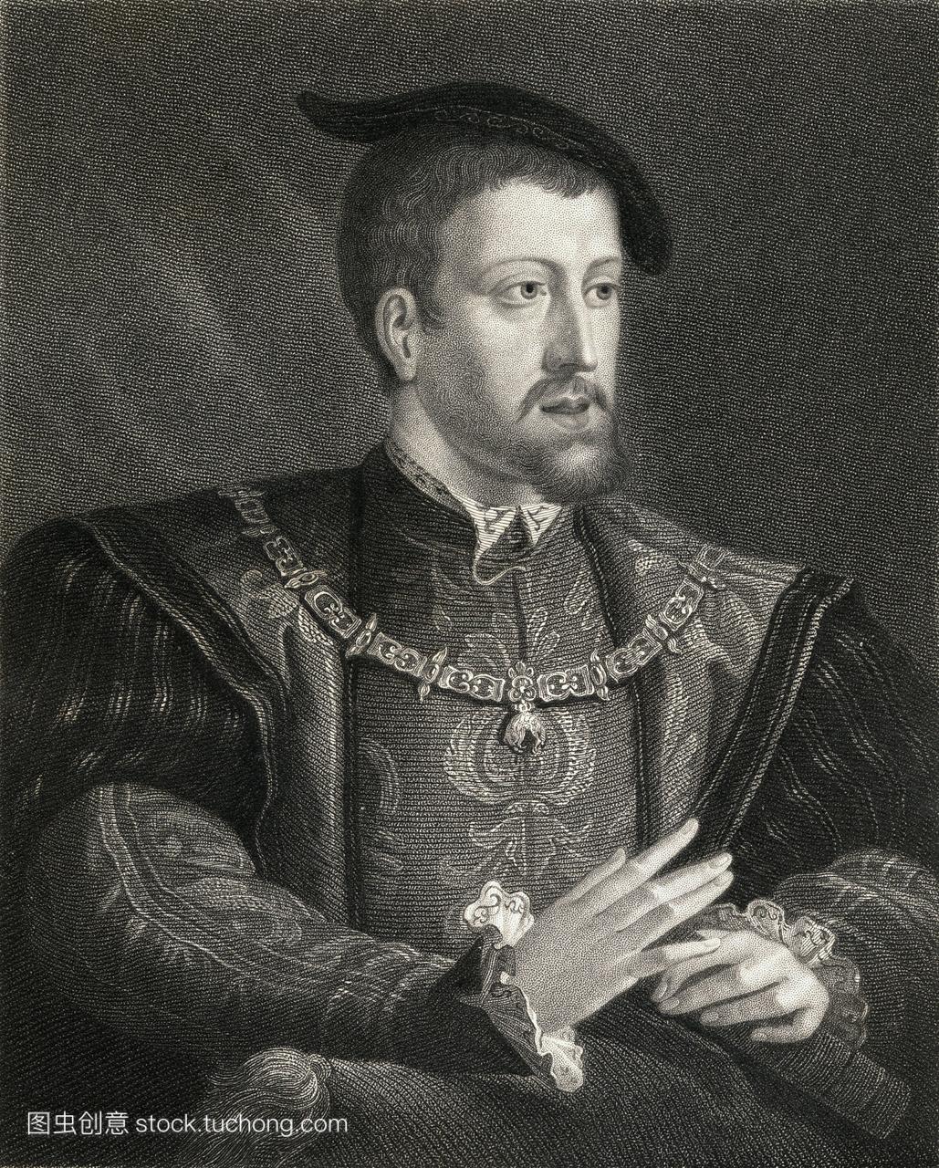 查尔斯v1500-1558。西班牙国王和奥地利的大